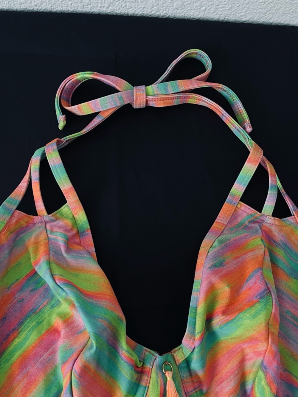 Bravissimo Vibrant Multicolor Halter Bikini Top - Size 34GG (USA) - NWT - Picture 4 of 7